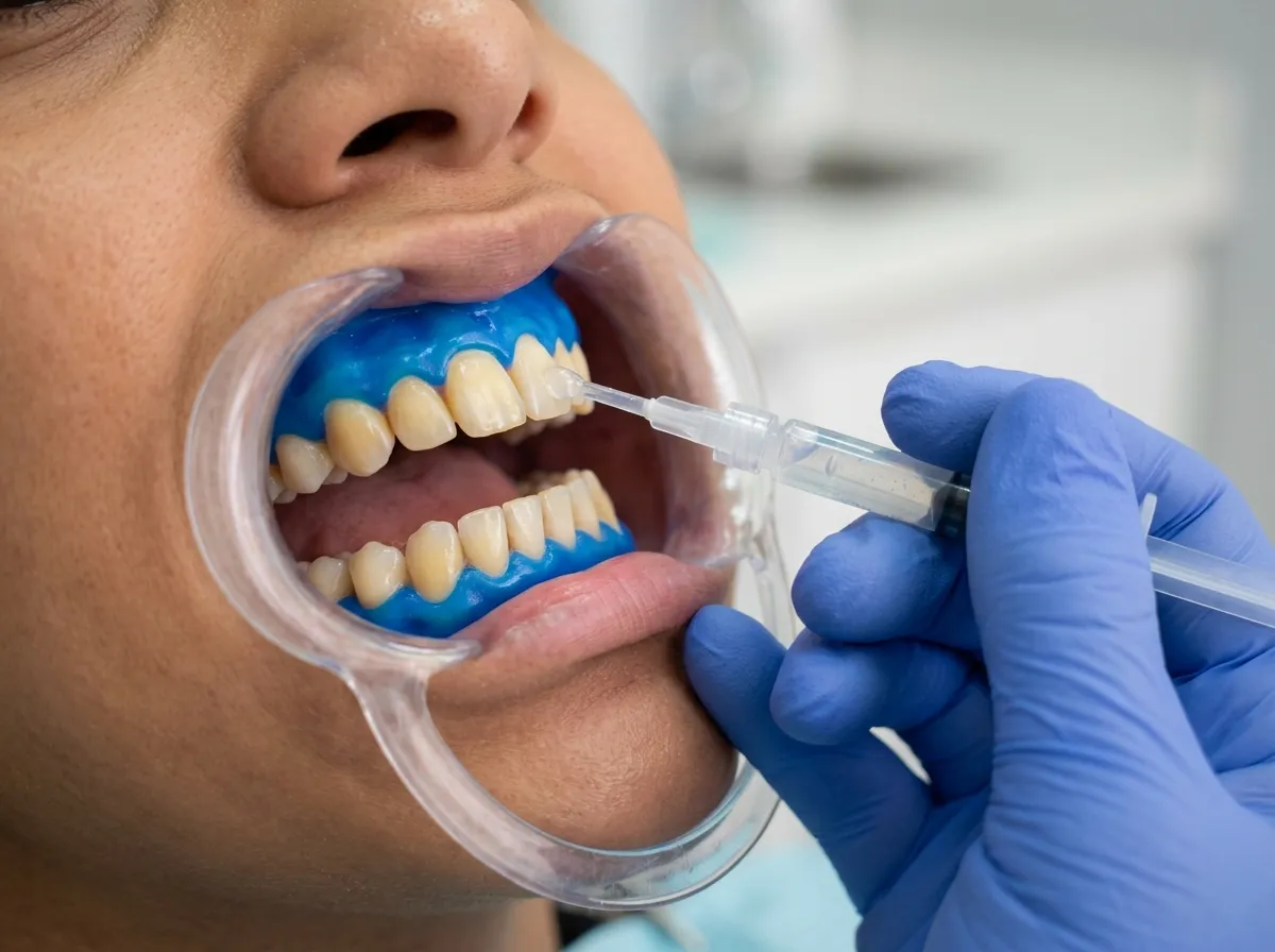 Procedimento de Clareamento Dental